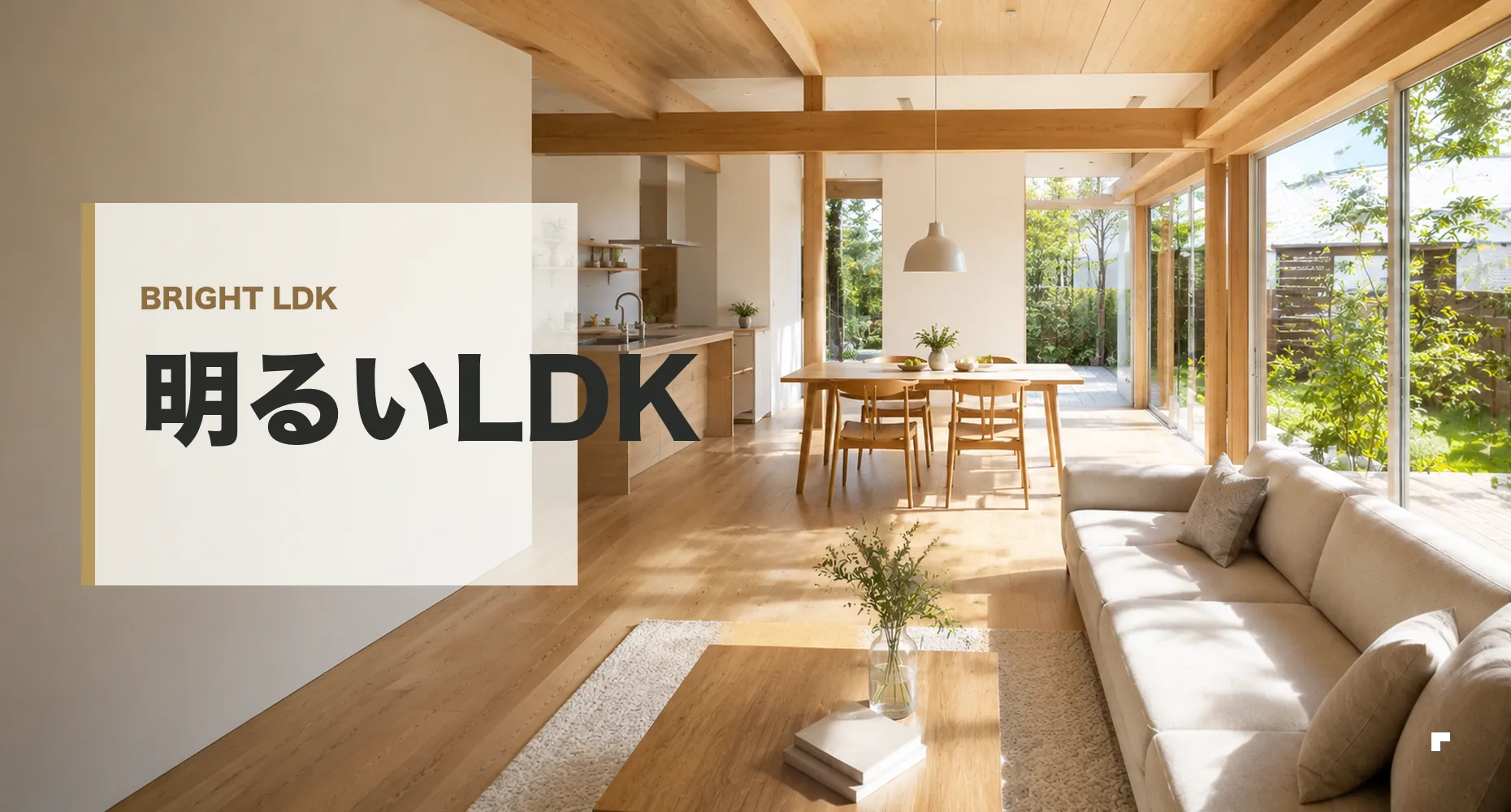 明るいLDKの案内バナー
