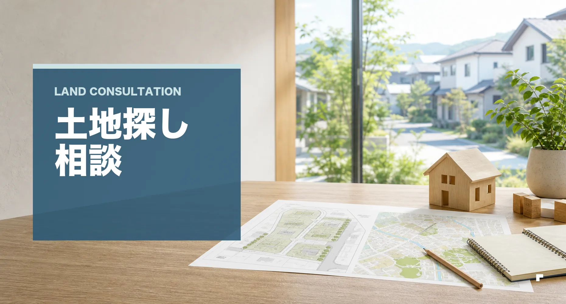 土地探し相談の案内バナー